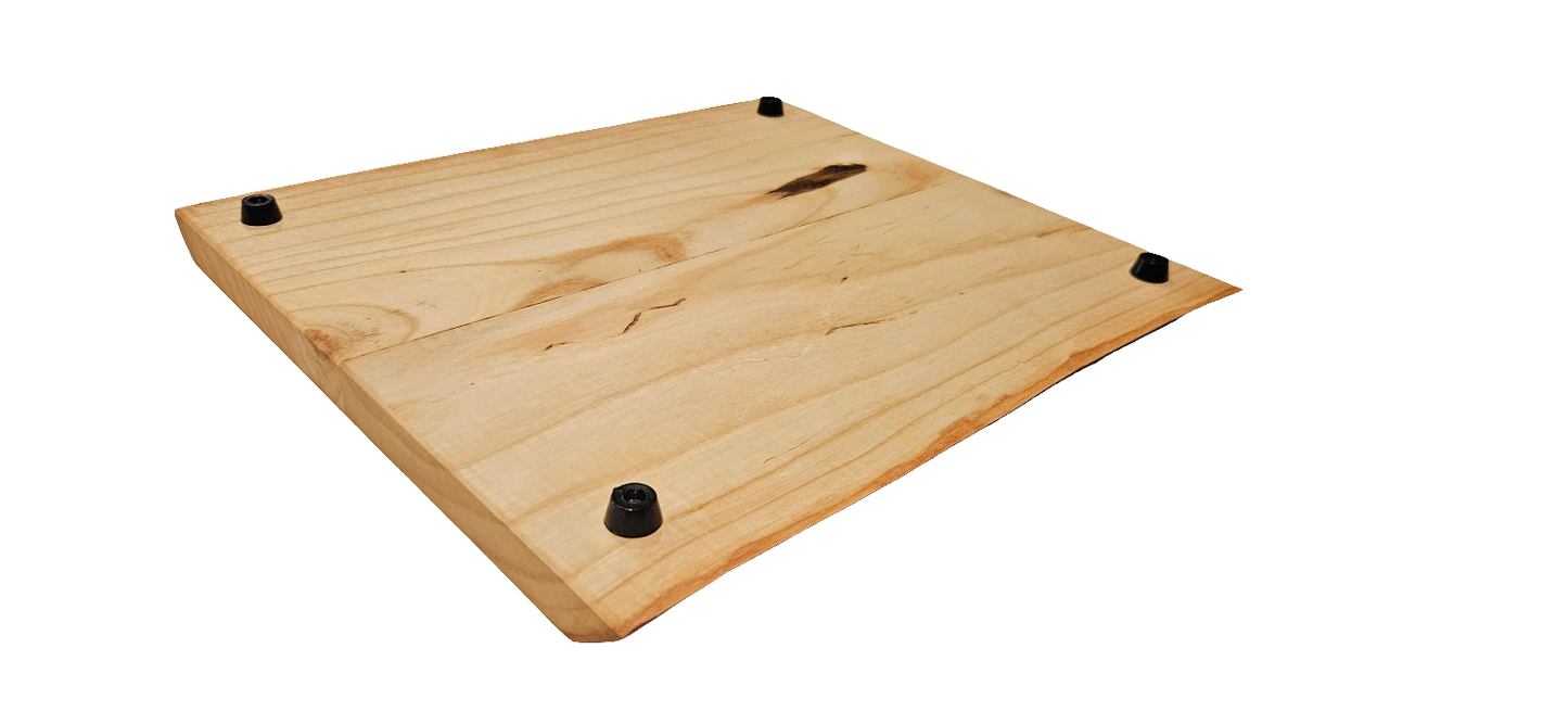 Ash live edge engraved Charcuterie/cutting board