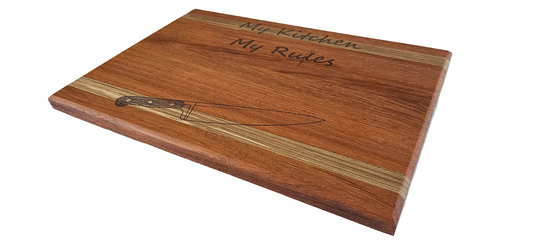 Brazilian Cherry/Maple cutting board