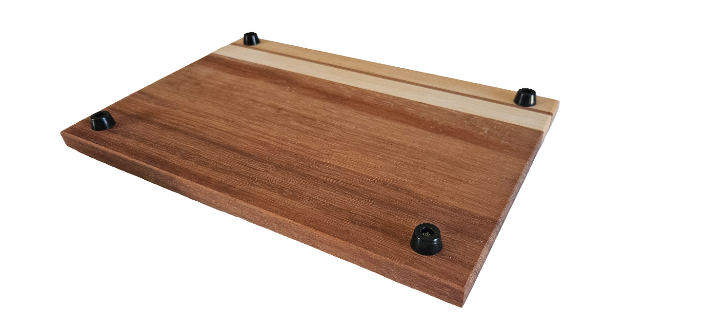 Brazilian cherry/maple cutting board