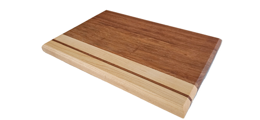 Brazilian cherry/maple cutting board